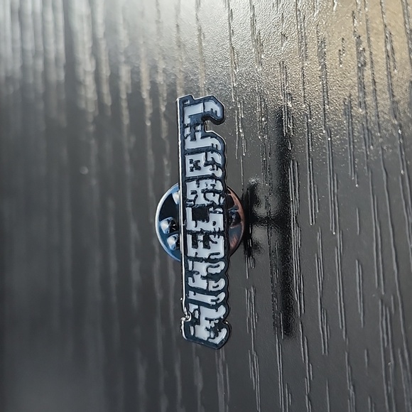 Minecraft Logo Enamel Pin - Picture 1 of 3